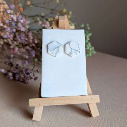 Kolczyki Marmur Minimal 7